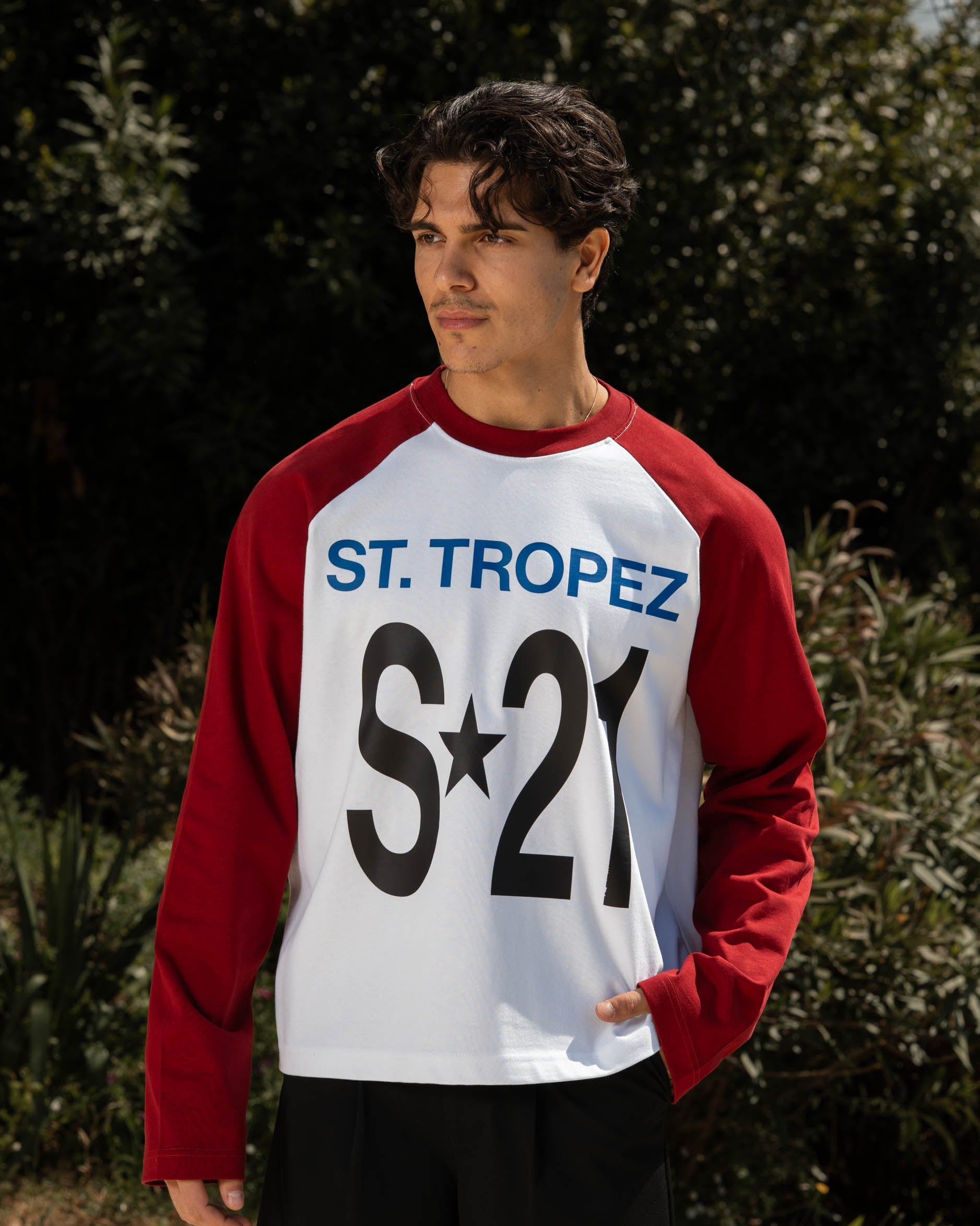 St. Tropez Raglan Longsleeve Bordeaux